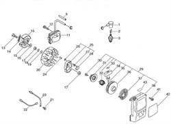 Катушка зажигания триммера Echo SRM-350SM (рис. 11) 15262655730 - фото 10039