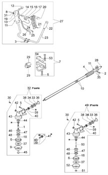 Штанга триммера Efco Stark 44 (рис. 10) 61252049R