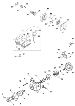 Амортизатор триммера Efco Stark 40 (рис. 4) 074000027