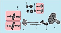 Сухарь клапана двигателя Champion G100HK (рис.6) G100HK12112-Z010110-0000 - фото 104056