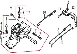 Болт М4х6 двигателя Champion G160HK (рис.7) G160HK380200037-0003 - фото 104363