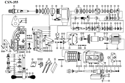 Шестерня сверлильной машины Diam (CSN-254,355,250PN,350PN) №128 621158 - фото 13030