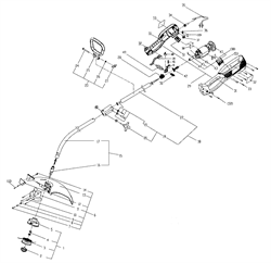 Катушка в сборе триммера Sturm GT3508U (рис. 1) GT3508U1 - фото 13532