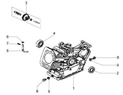 Сальник культиватора Efco MZ 2050 R - MZ 2050 RX (рис. 2) L66150326 - фото 14005