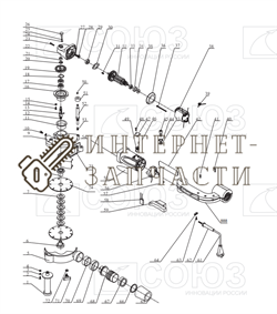 Щеткодержатель  болгарки Союз УШС-8125Ш №49 УШС-8125Ш-49 - фото 151408