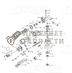 Штифт  болгарки Союз УШС-9012 №22 УШС-9012-22 - фото 151534