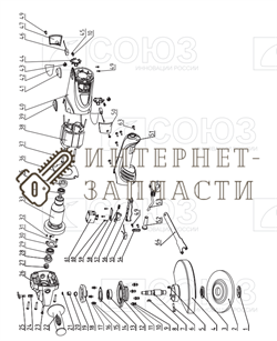 Корпус Ручки болгарки Союз УШС-90180-51 УШС-90180-51 - фото 151710