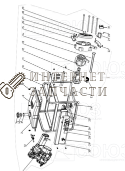 Ножка бензогенератора Союз ЭГС-87400-23 ЭГС-87400-23 - фото 151950