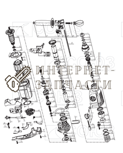 Шайба (совм. Bosch gbh 2-26 dre) перфоратора Союз ПЕС-2510 №3 ПЕС-2510-3 - фото 151999