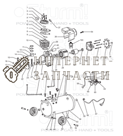 Колесо компрессора Sturm AC9316/16A-50 AC9316/16A-50 - фото 167431