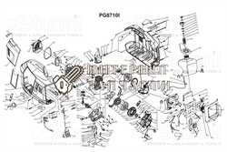 Набор комплектующих генератора BauMaster PG0099 390498 - фото 167846