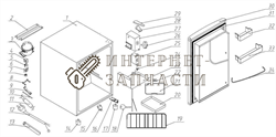 Уплотнитель холодильного отделения холодильника Galaxy GL3103 391322 - фото 168682