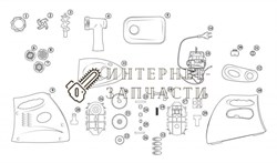 Загрузочная горловна мясорубки Galaxy GL2412 391509 - фото 168869