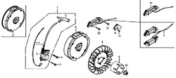 гайка специальная бензогенератора Elitech БЭС 1800 (рис.10) 0101030100 - фото 22330