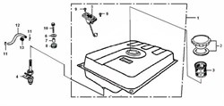 Винт с плоской головкой М5Х12 бензогенератора Elitech БЭС 6500   (рис.9) 3802200440002-3 - фото 23444