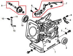 Картер культиватора Champion BC 5511 (рис. 1) 1,1081E+12 - фото 308238