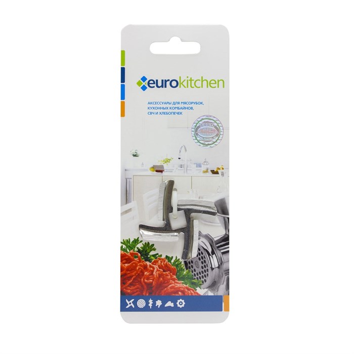 Нож для мясорубки, 1 шт., сталь, бренд: EUROKITCHEN, арт. KNG-03 KNG-03 - фото 436472