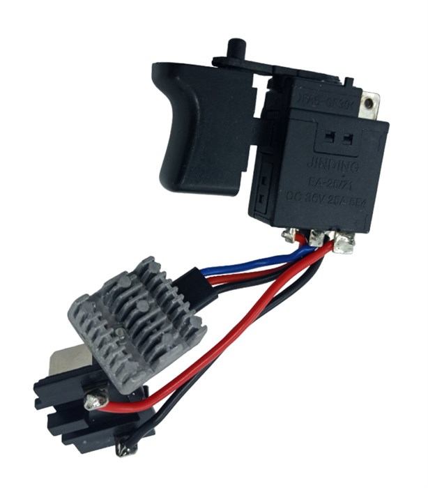 Выключатель (PA6-GF30) шуруповерта Hanskonner HCD1838R