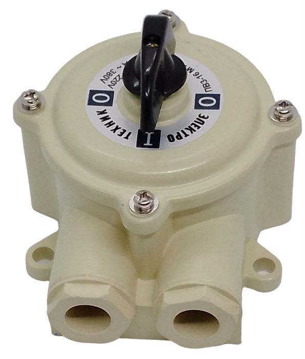 Выключатель (16А,380v) вибротрамбовки TSS HCD70, HCD-80, HCD-90