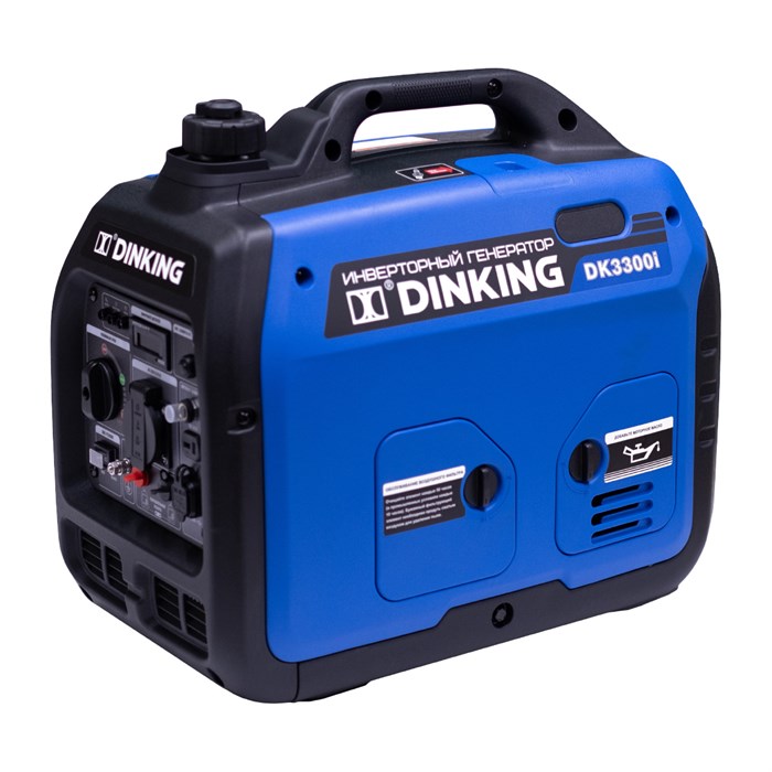 Генератор бензиновый инверторный Dinking DK3300i (3,3кВт, 230В/50Гц, DK164, бак 4л.) 1664 - фото 463180