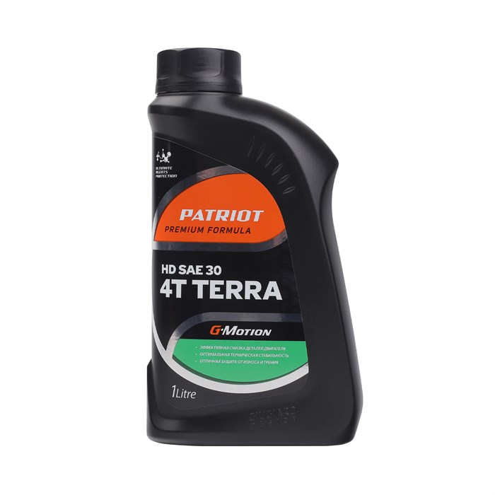 Масло 4-х тактное минеральное PATRIOT G-Motion HD SAE 30 Terra 38556 - фото 472404