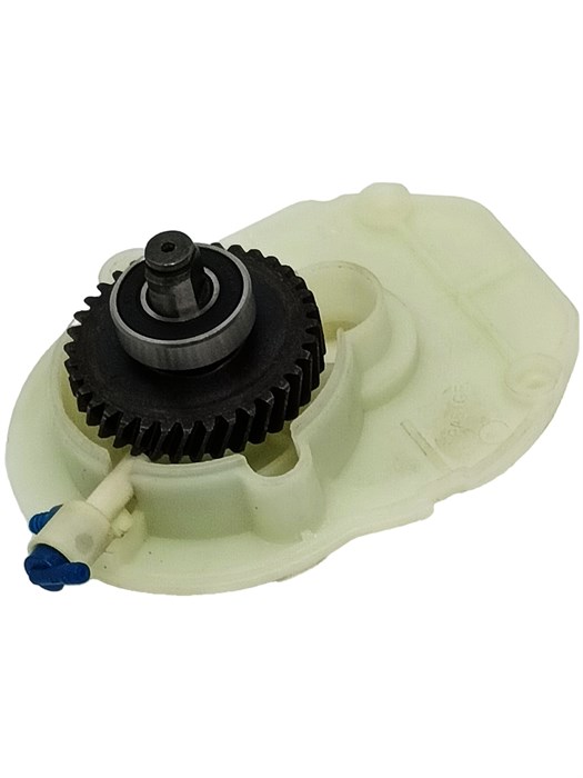 Шестерня редуктора в сборе с выходным валом и подшипниками цепной пилы Patriot ESP 1612 (мод. 2018)