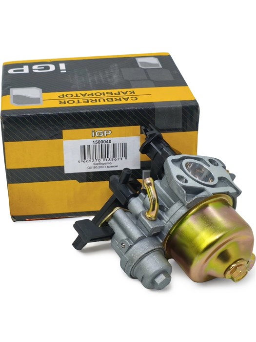 Карбюратор Champion с краном и отстойником двигателя GX160, GX200