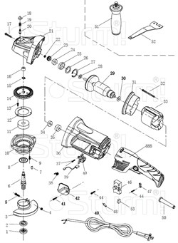 AG9018P-40 щеткодержатель /BRUSH HOLDER/ Sturm! AG9018P-40