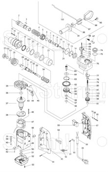 Кольцо резиновое перфоратора Sturm RH2514 (рис.22) версия 1 RH2514-22 - фото 55962
