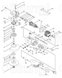 AG9012-43 зажим кабеля /CABLE PRESSURE BOARD/ Sturm! AG9012-43
