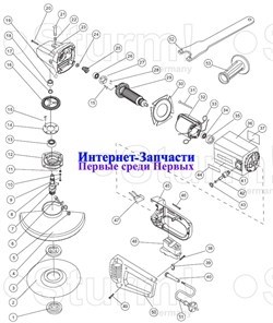 Конденсатор болгарки Sturm! AG9023 (рис.47) AG9023-47 - фото 56866