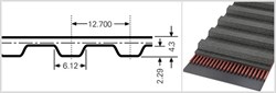 Зубчатый приводной ремень  630 Н, L=1600,2 mm 630 Н, L=1600,2 mm - фото 57960