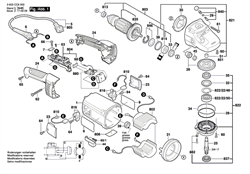 Фиксатор кабеля болгарки Bosch PWS 2000-230 JE (рис.7) 1601302018 - фото 60601