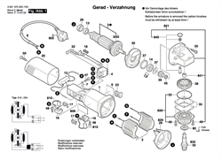 Этикетка фирмы GWS 660 болгарки Bosch GWS 660 (рис.9) 2609130601 - фото 60736
