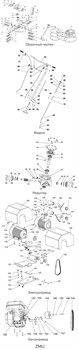 Корпус водила затирочной машины GROST ZMU 42 107924 - фото 69537