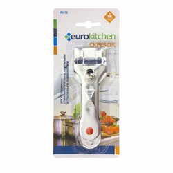 Скребок Eurokitchen для чистки стеклокерамики, серебристый 563897 - фото 72967