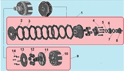 Фланец корпуса сцепления культиватора Champion BC1193 (рис.11) CHMP111089990004 - фото 94256
