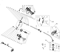 Рукоятка в сборе триммера Champion ЕТ1003А (рис 001) PR8440523899SB - фото 9485