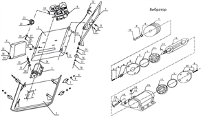 Болт M8*50 виброплиты Champion PC9045F (рис.41) PC9045F90041