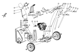 Шкив ведущий снегоуборщика Patriot PS 631 E (рис. 26)  KCM2405