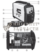 Кабель 25 Mmq 2 M Dinse 25 сварочного аппарата Telwin INFINITY 180 124465 124465