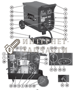Передняя Панель сварочного полуавтомат Telwin BIMAX 162 TURBO 649485 649485-2_tlw