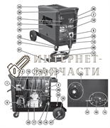 Ручка сварочного полуавтомат Telwin TELMIG 170/1 TURBO 121424 121424_1tlw