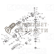 Кнопка Выключателя  болгарки Союз УШС-9012 №39 УШС-9012-39