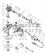 Корпус Электродвигателя болгарки Союз УШС-90120-34 УШС-90120-34