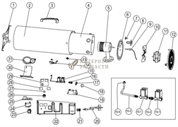 Двигатель 80Вт RD-GH30T-11 RedVerg RD-GH30T-11 6645285_RD