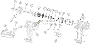 Корпус правая часть RD-IW18V-16 RedVerg RD-IW18V-16 6651342_RD