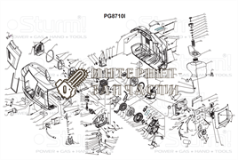 Набор комплектующих генератора BauMaster PG0099 390498