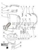 Нижний коннектор чайника Galaxy GL0104 390653