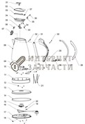 Ручка в сборе чайника Galaxy GL0314 - 25/28 390968